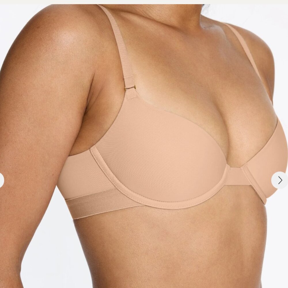 NWOT Pepper Demi T-Shirt Bra - Buff 34AA orig. price $65